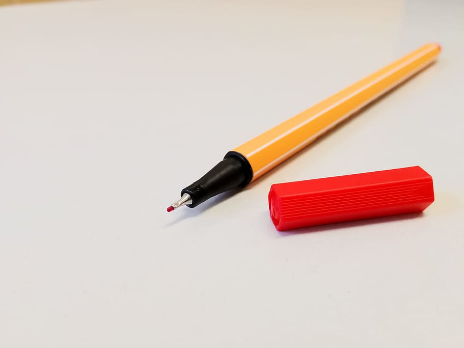 Office, Work, Office Work, Business, workplace, pen, colored pencil HD wallpaper