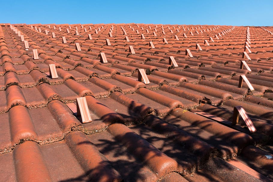 Roof, Structure, Architecture, Building, tile, pattern, background HD wallpaper