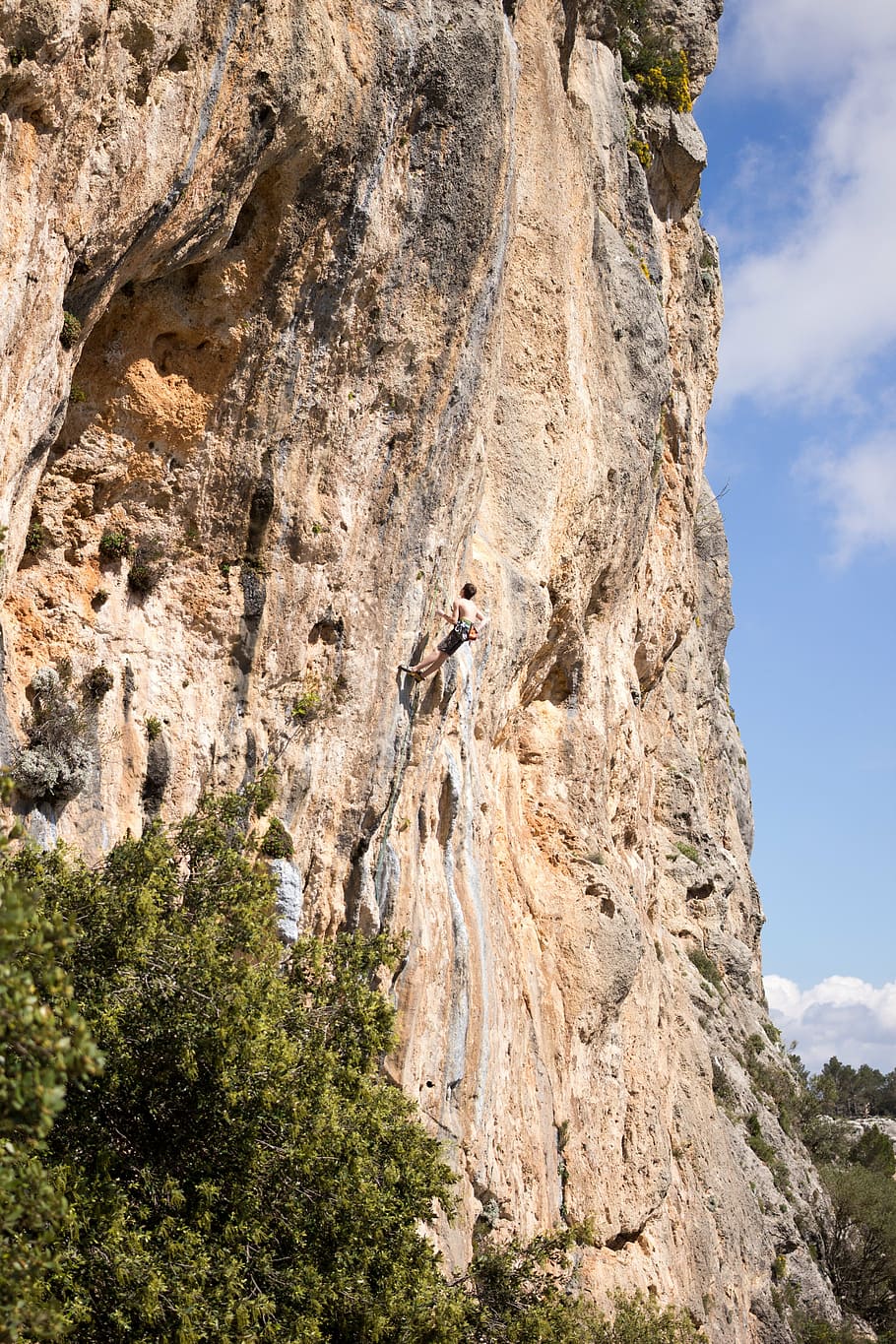 cliffs, escalation, sport, mallorca, rock, solid, rock - object HD wallpaper