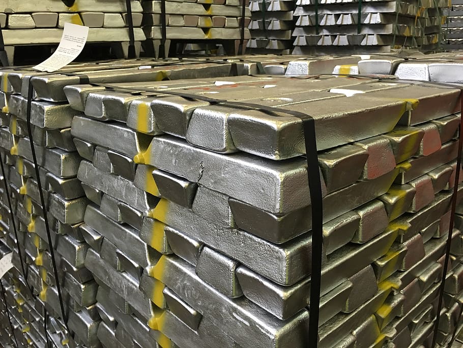 aluminium, metal, baren, stack, industry, processing, large group of objects HD wallpaper