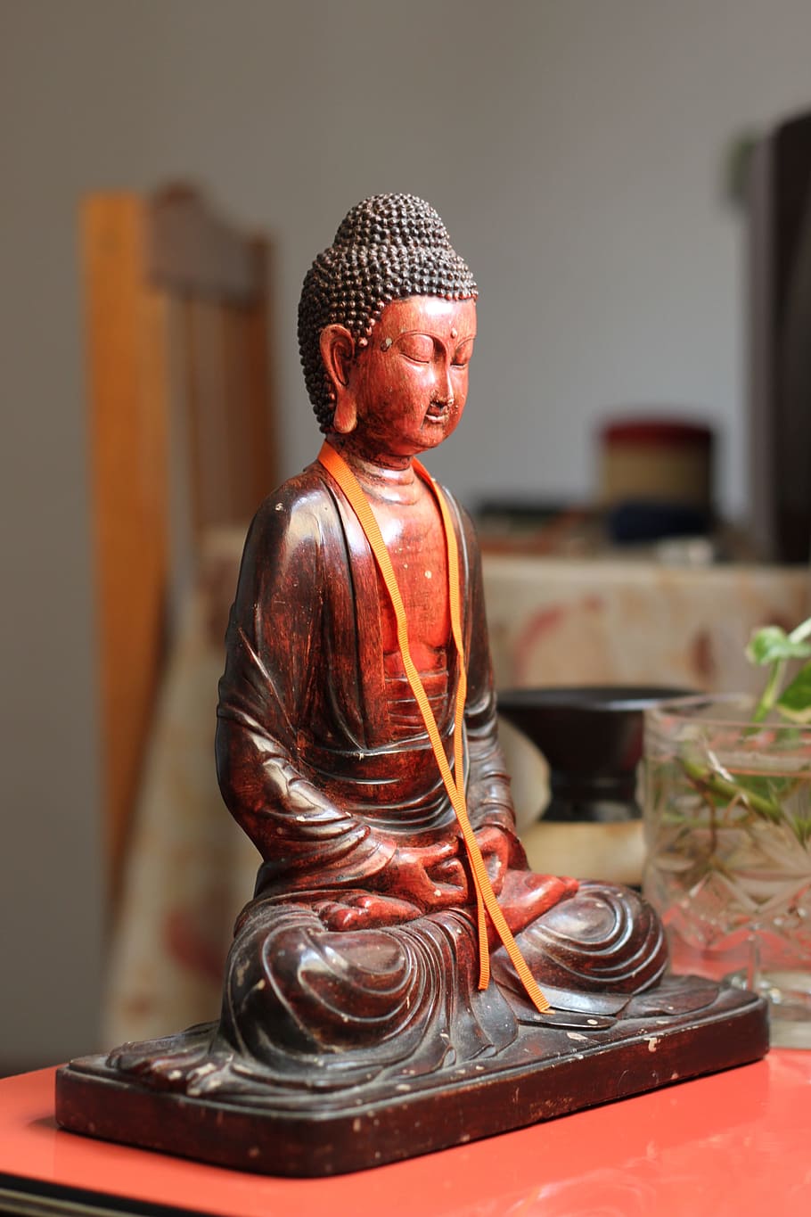 Buddha, Meditation, East, Eastern, spiritual, statue, indoors HD wallpaper
