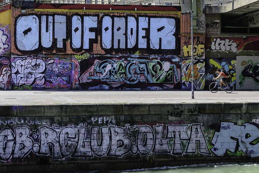 graffity, wall, graffiti, colorful, text, vandalism, sprayer HD wallpaper
