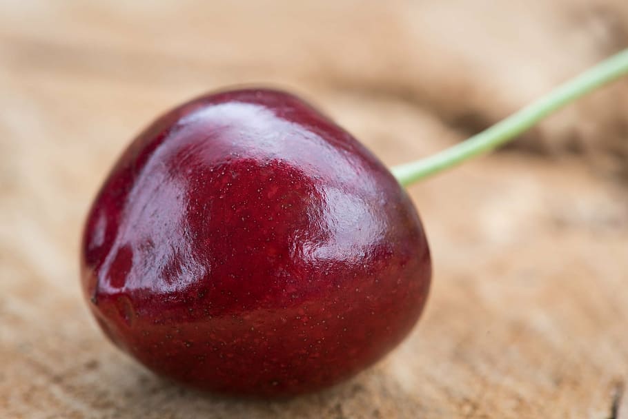 selective focus photo of a grape, cherry, sweet cherry, fruit, HD wallpaper