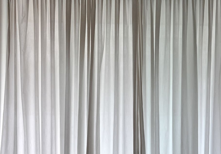 HD wallpaper: white window curtain, background, grey, curtains, fabric,  hanging | Wallpaper Flare