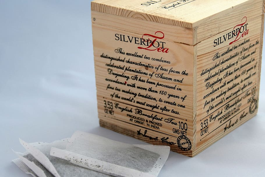 tea, tea bags, tea box, paper, text, publication, communication HD wallpaper