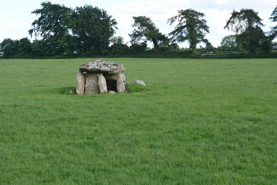 gravesite, brown hill, ireland, prehistoric, place of worship, HD wallpaper