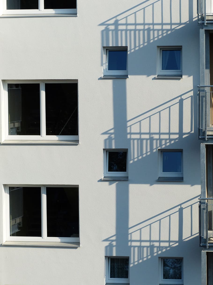Facade, Balconies, Building, Window, architecture, home, apartments HD wallpaper