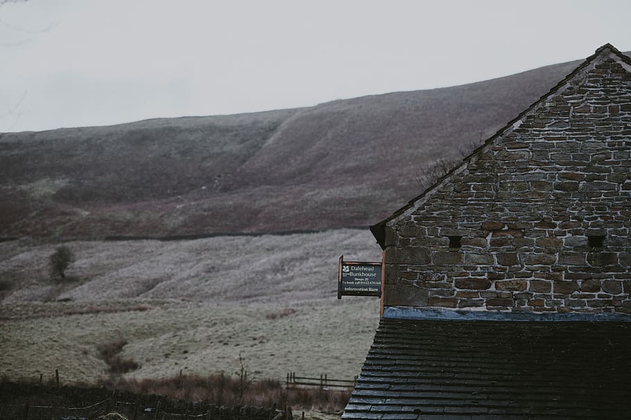 Dalehead Bunkhouse, photo of brown concrete house, building, architecture HD wallpaper
