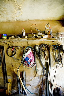workshop, tool, craft, wrench, hammer, metal, files, profession HD wallpaper