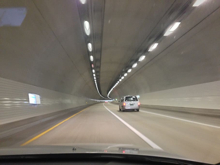 road, highway, tunnel, running, speed, cool, car, motor vehicle HD wallpaper