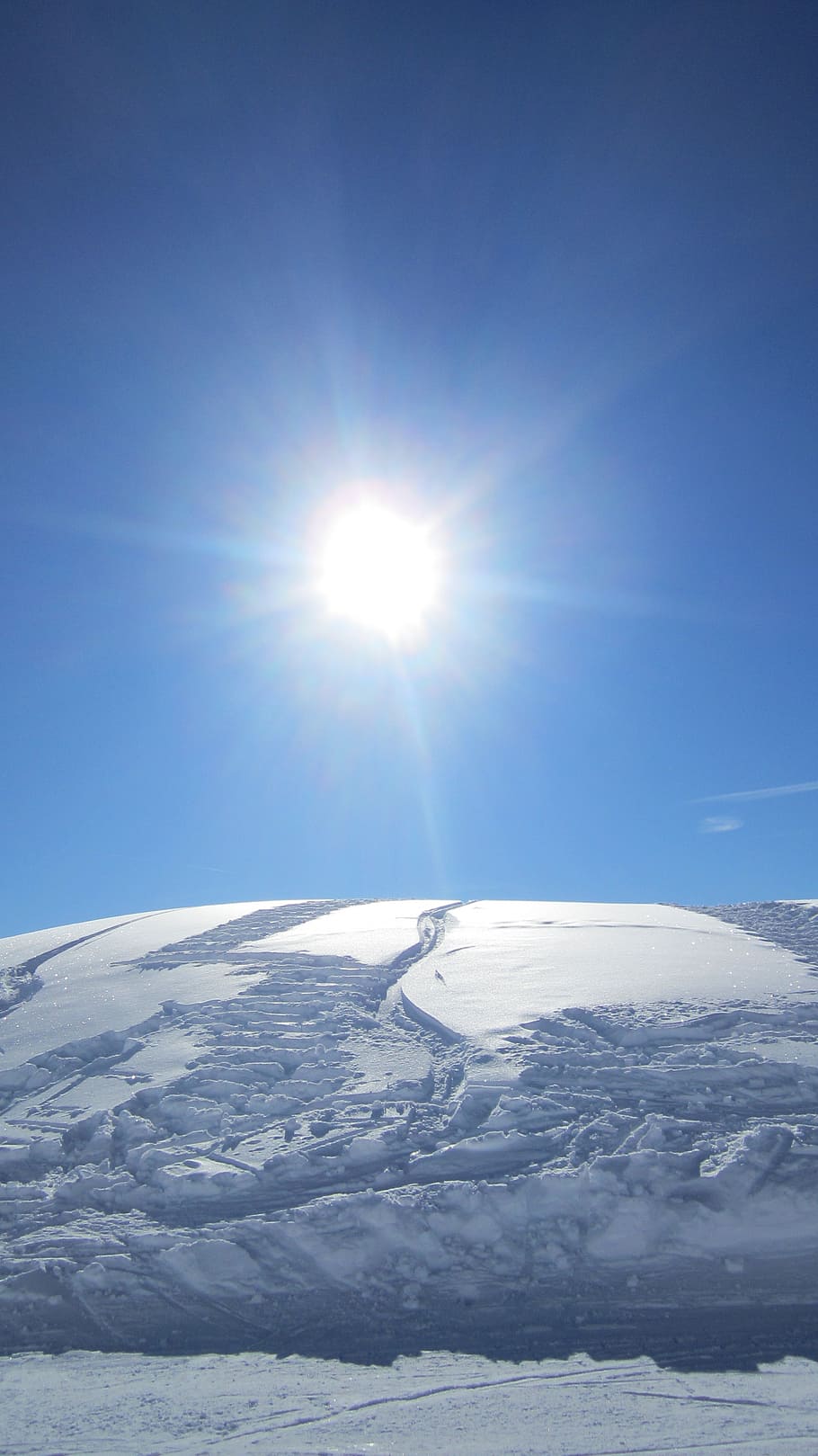 mountains, alpine, snow, sky, beauty in nature, sunlight, cold temperature HD wallpaper
