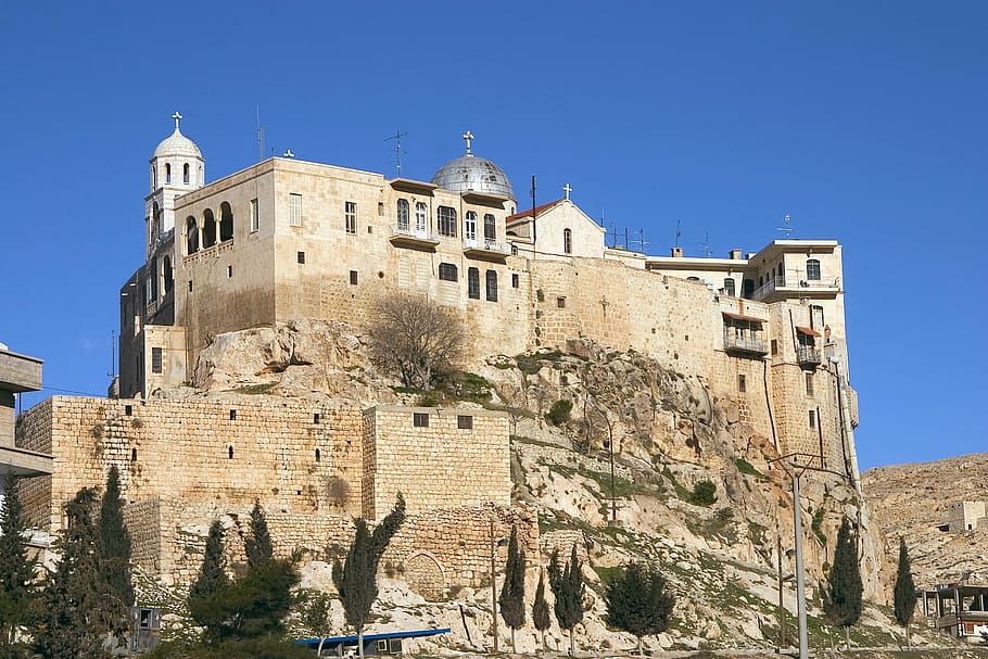syria, seidnaya, maalola, christlisches villages, architecture