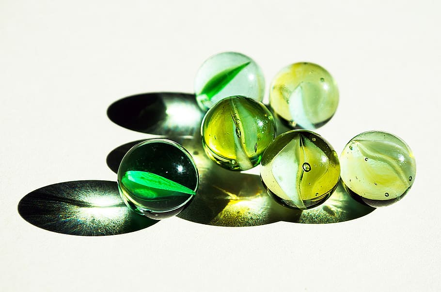 marble, glass, game, reflection, transparent, competition, green HD wallpaper