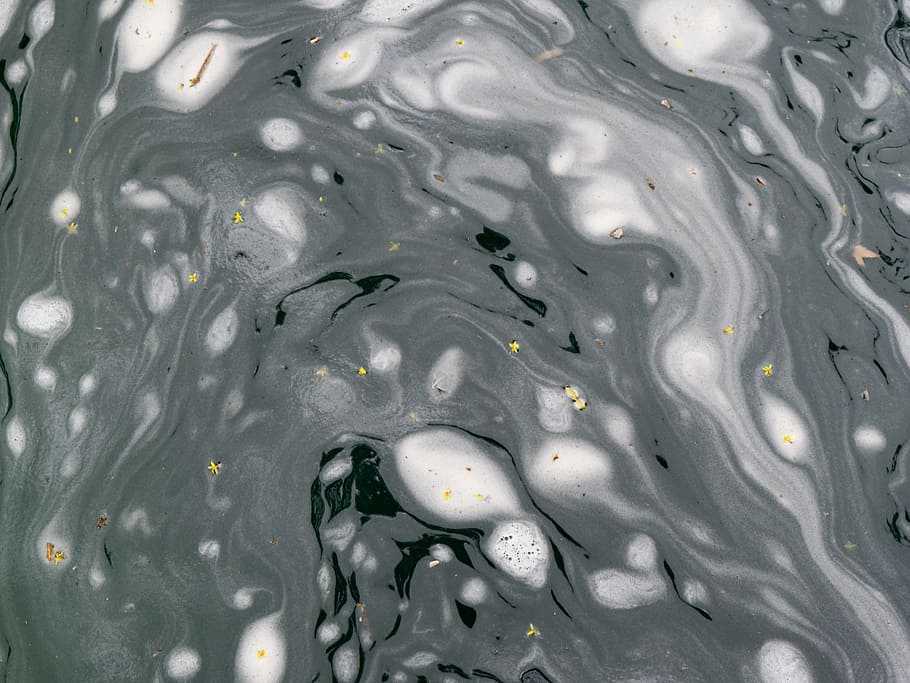 Flowing Water in Stream, bubble, movement, Textures, nature, liquid HD wallpaper