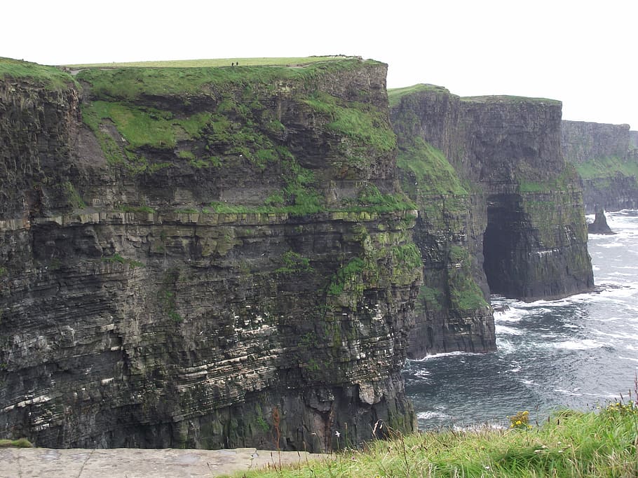 Cliffs, Ocean, Water, Rocks, Sea, the cliffs, landscape, the coast HD wallpaper