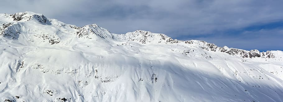 snow, winter, mountain, coldly, sports, nature, mountain peak HD wallpaper