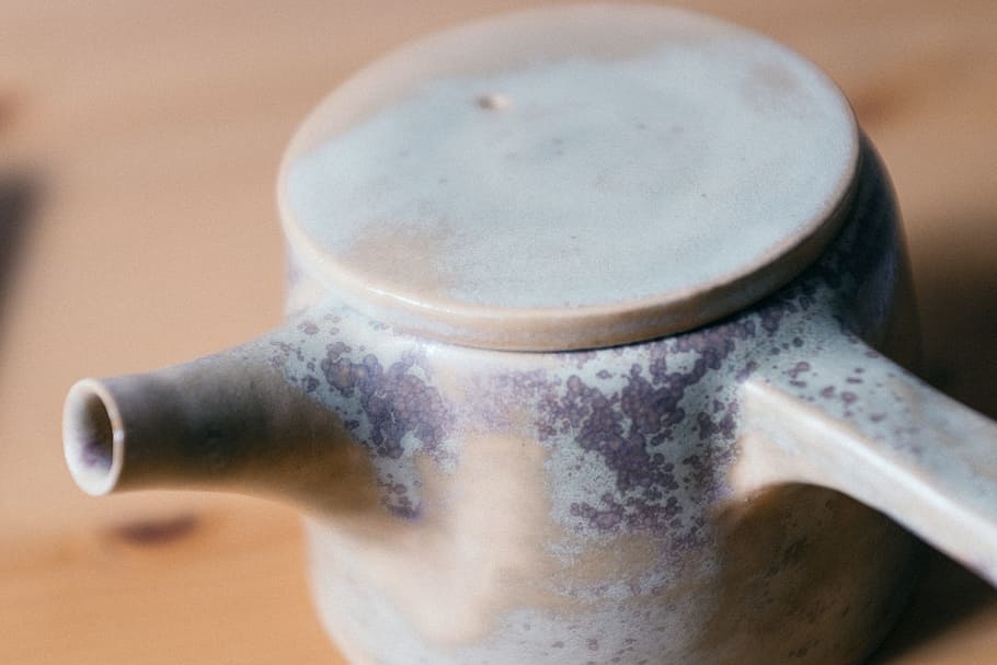 Beautiful handmade teapot, food and Drink, objects, cup, close-up HD wallpaper