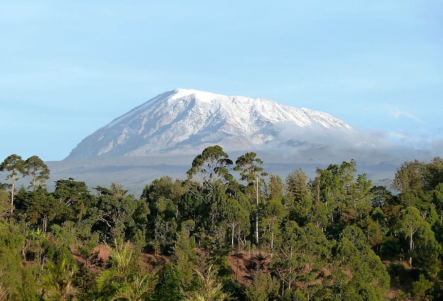 snow covered mountains during daytime, Nature, Kilimanjaro, Mountain, HD wallpaper