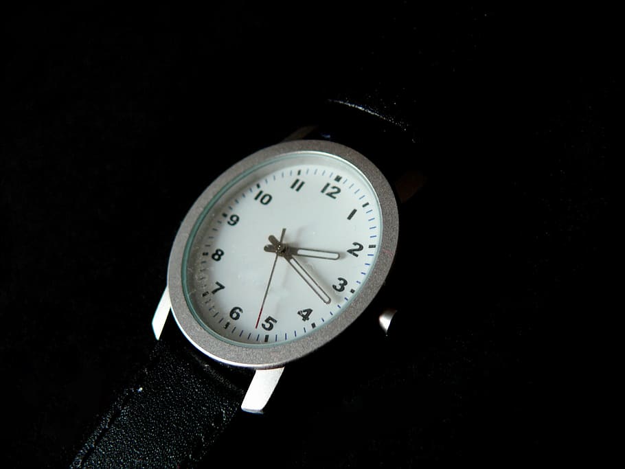 clock, time, wrist watch, pointer, clock face, time indicating HD wallpaper