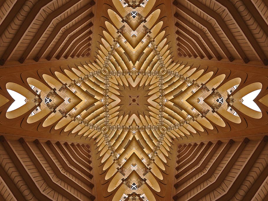 kaleidoscope, symmetry, the balance, graphics, wallpaper, ornament, HD wallpaper
