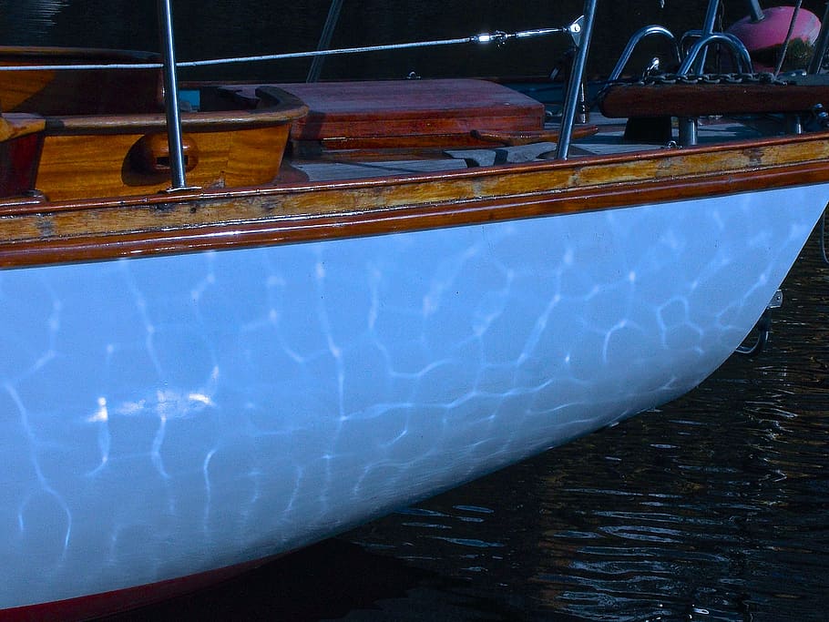 sailboat, keel, reflection, nautical Vessel, transportation HD wallpaper