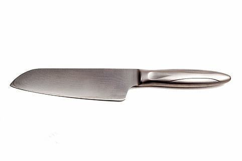 gray handled knife, sharp, cut, blade, steel, kitchen Utensil HD wallpaper