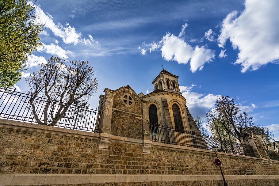 paris, montmarte, sacred heart basilica, france, europe, montmartre, HD wallpaper