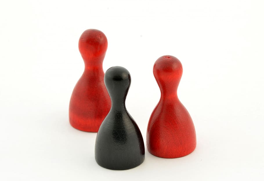 figures, playing, board game, leisure, sport, competition, red HD wallpaper
