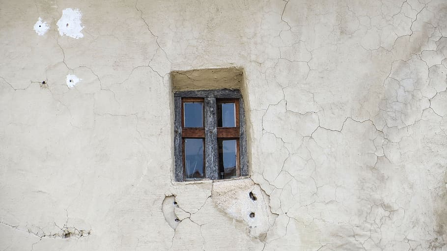 window, house facade, old, small, architecture, hauswand, wall HD wallpaper