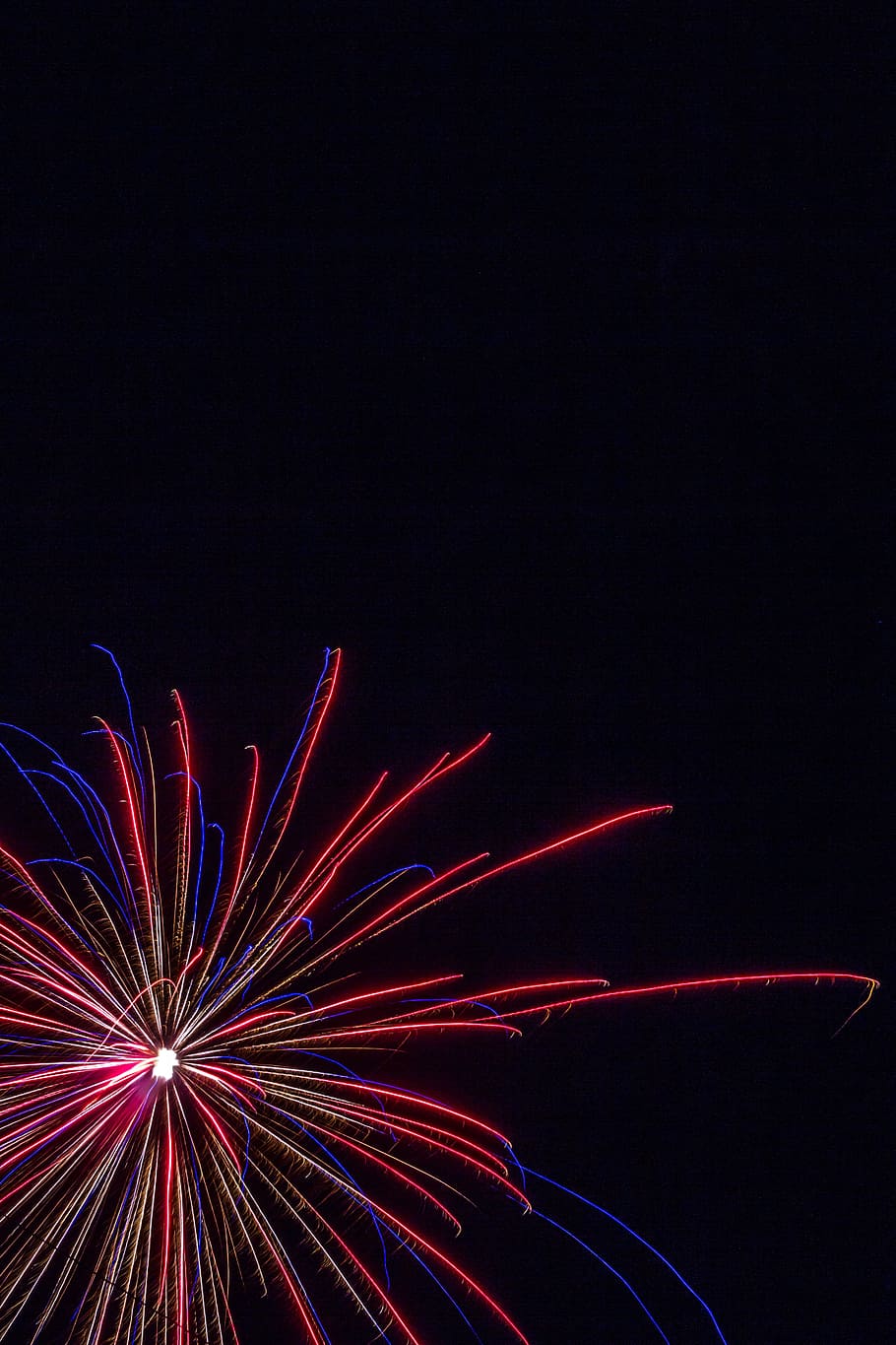 HD wallpaper: timelapse photo of fireworks, starburst, celebration, 4th july  | Wallpaper Flare