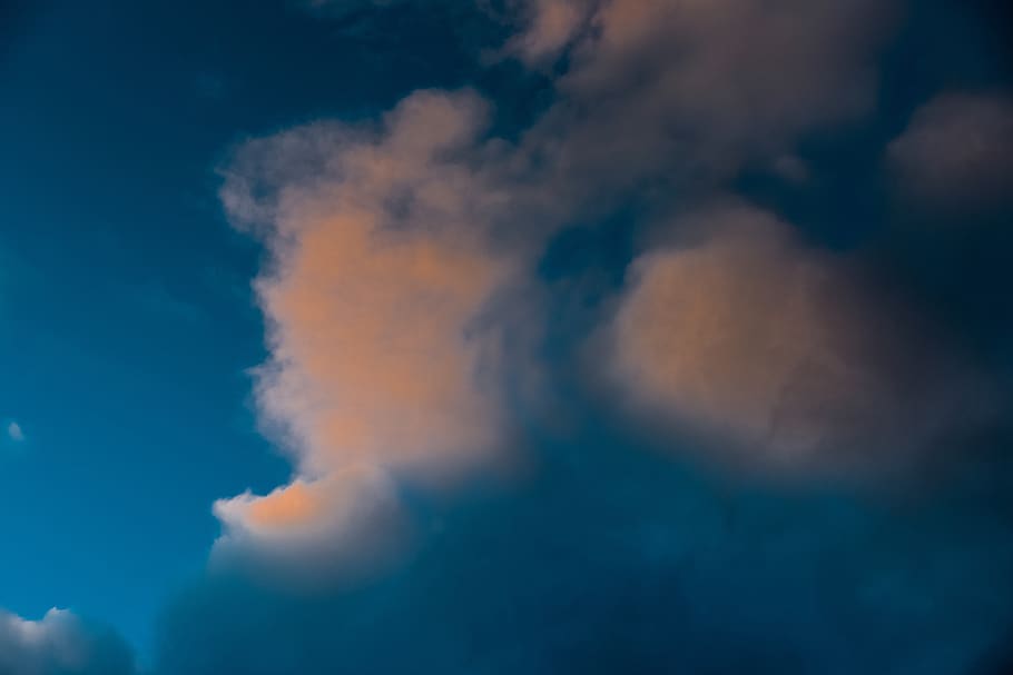 blue, sky, clouds, nature, cloud - sky, beauty in nature, no people HD wallpaper