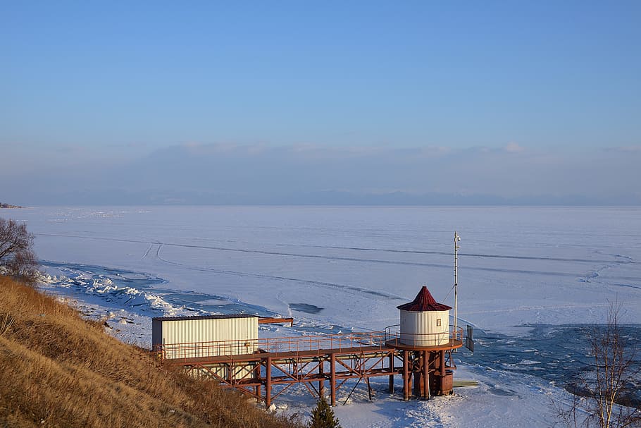baikal, lake, landscape, water, sky, sea, scenics - nature HD wallpaper
