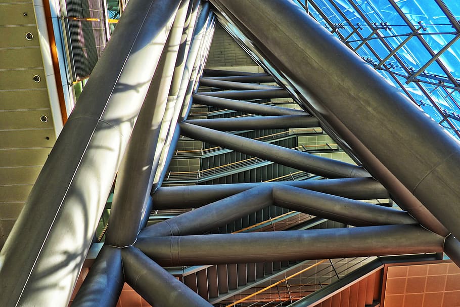 architecture, building, glass, modern, city, office, structure HD wallpaper