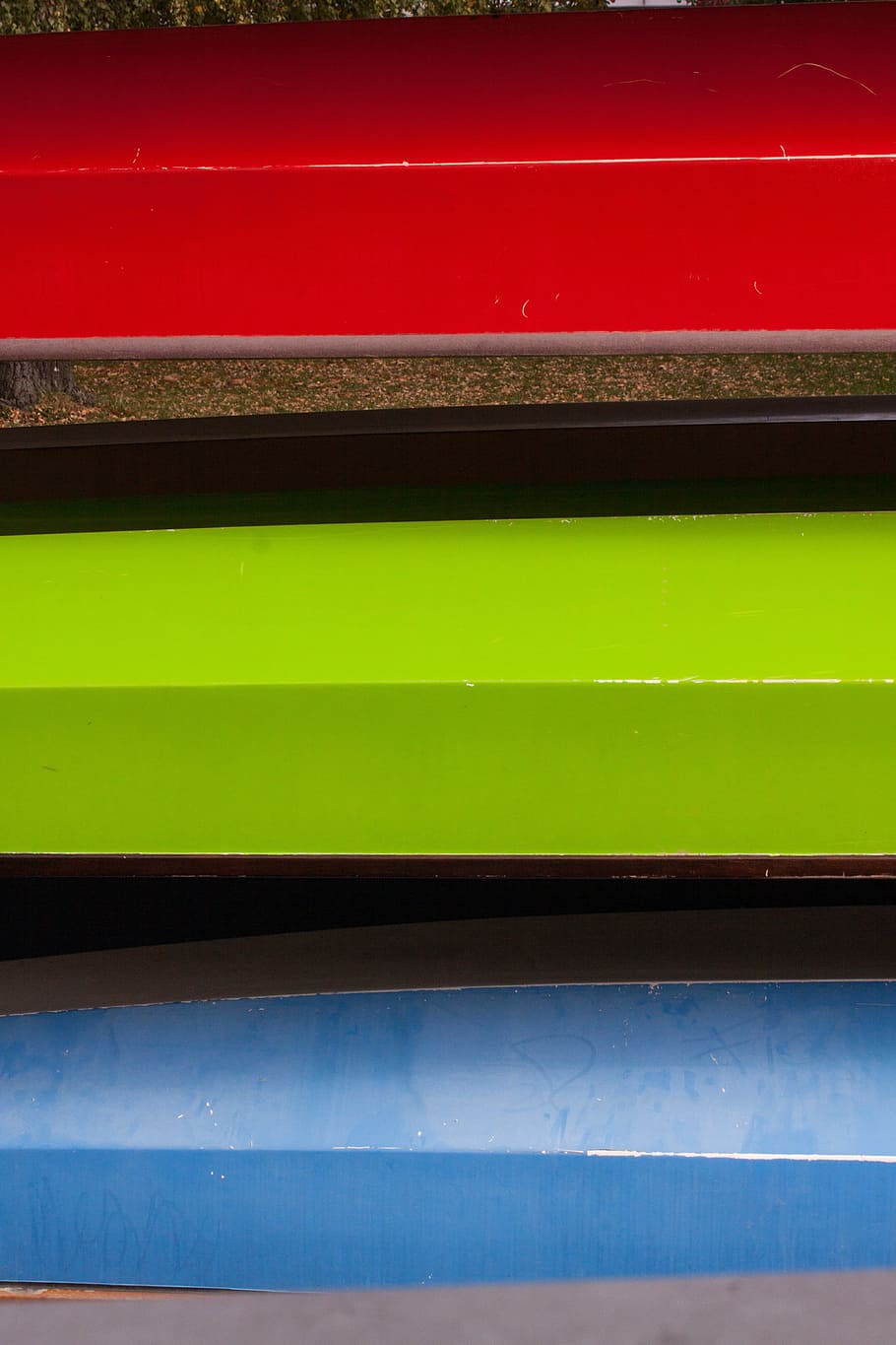 colorful, red, green, blue, boats, storage, boat club, structure HD wallpaper
