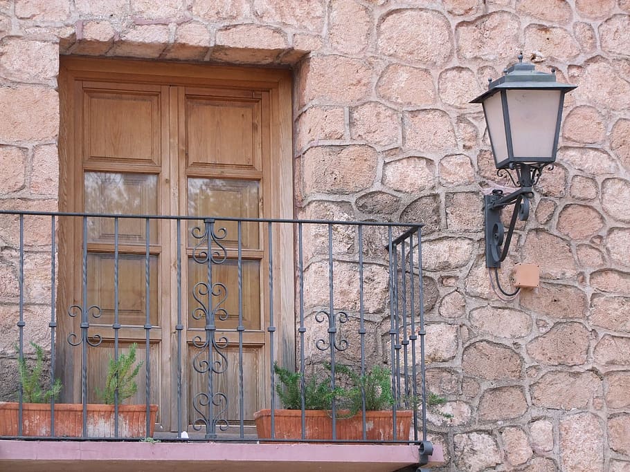 balcony, south, mediterranean, railing, spain, home, architecture HD wallpaper