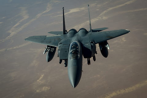 F-15E, Strike Eagle, refueling, air Vehicle, airplane, military HD wallpaper