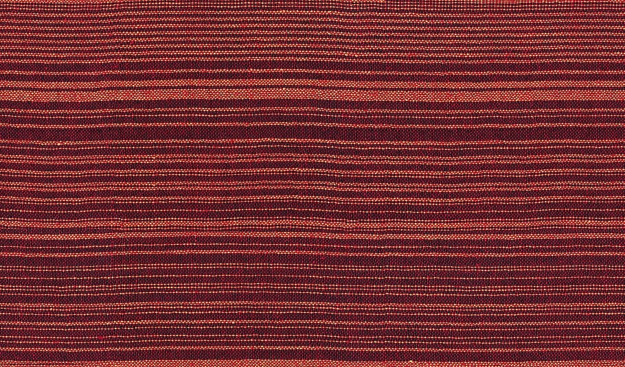 red textile, horizontal, striped, texture, retro, vintage, fabric, HD wallpaper
