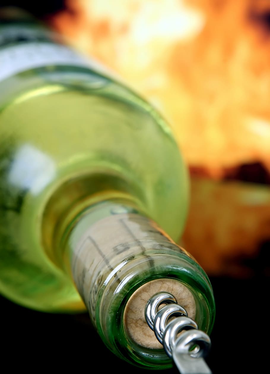 alcohol, beverage, blurred background, bottle, champagne, close up HD wallpaper