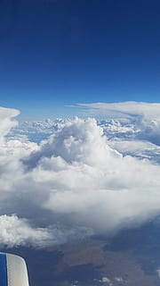 fly, white, dream, clouds, plane, view, flight, cloud - sky HD wallpaper