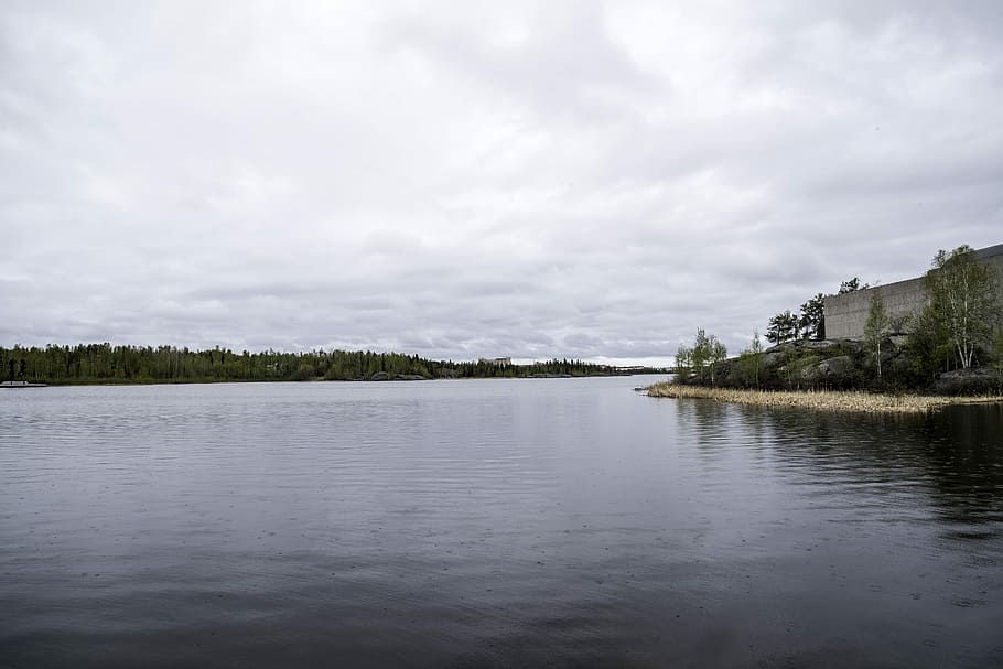 Prince of Wales Northern Heritage Center across Frame Lake, canada HD wallpaper