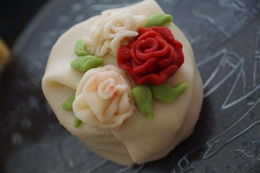 cake, marzipan, rose, bake, party, luck, hobby, creative, love HD wallpaper
