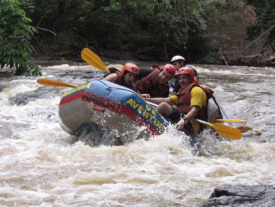 rafting, whitewater, challenge, action, team, teamwork, extreme HD wallpaper