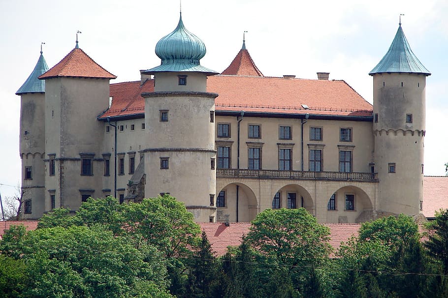 architecture, building, castle, residence, structure, poland HD wallpaper