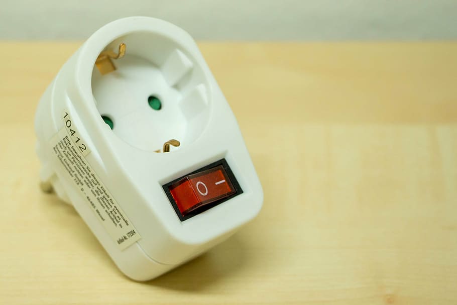 white wall adapter, plug adapter, electrical engineering, electricity HD wallpaper