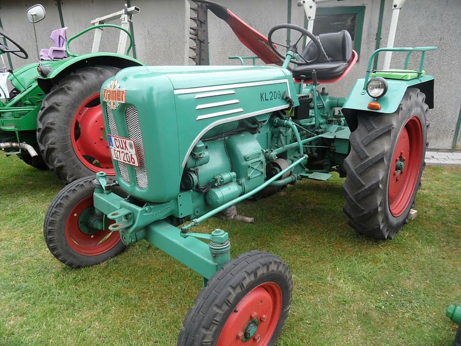 tractor, oldtimer, kramer, tug, mode of transportation, land vehicle HD wallpaper