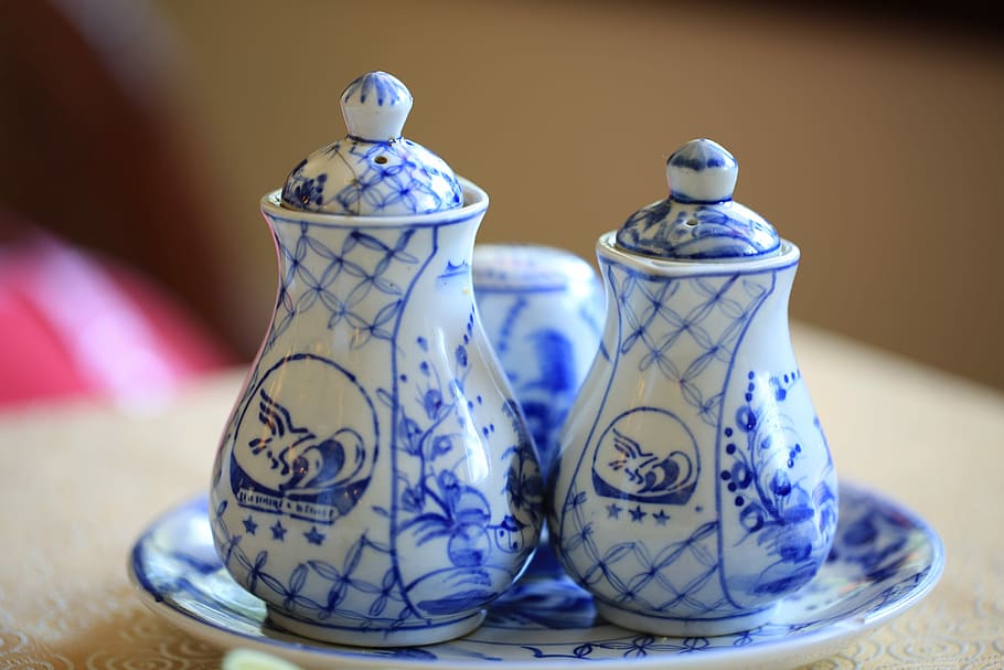 Ceramic Tea Set, art, cups, designs, photo, pottery, public domain HD wallpaper
