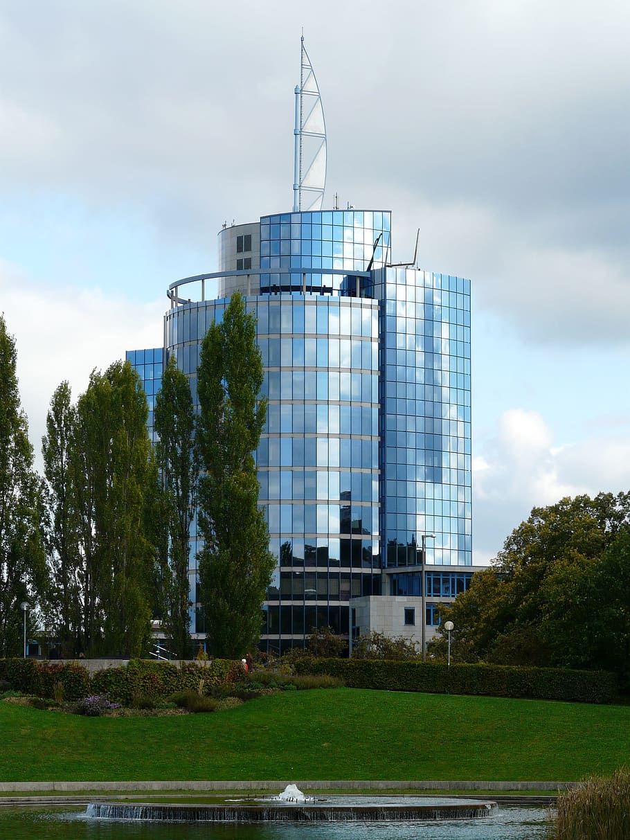 Bülow, Tower, Building, Architecture, bülow tower, modern HD wallpaper