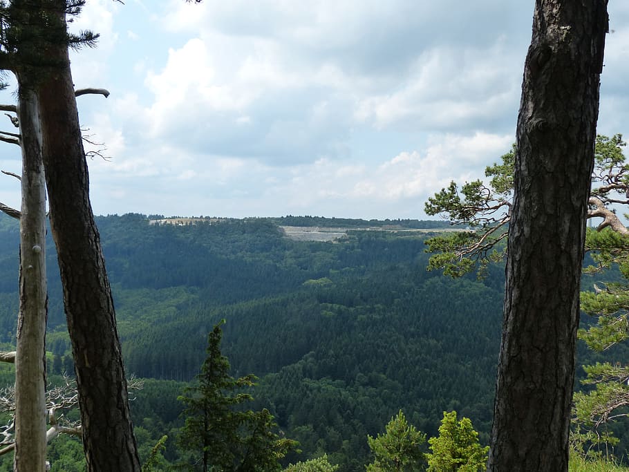 Viewpoint, Distant View, Plettenberg, sheep mountain, swabian alb HD wallpaper