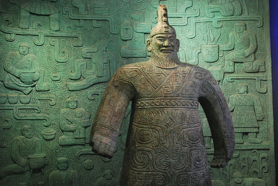 Statue, Artwork, Sculpture, Warlord, military, chinese, historical HD wallpaper