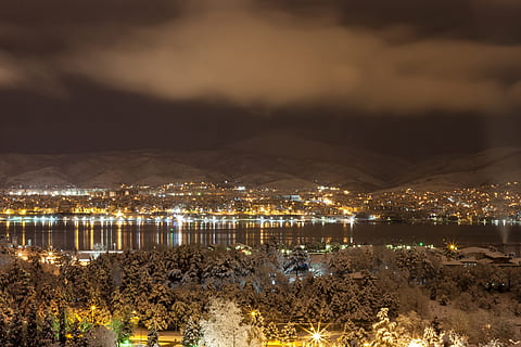 Night, Landscape, Turkey, Light, istanbul, long exposure, beautiful HD wallpaper